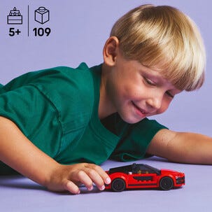 LEGO City Punainen urheiluauto, yli 5-vuotiaille