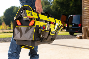 Ryobi Työkalulaukku RSSLOT1 large, avoin, kahvallinen, 38 litraa