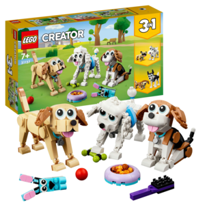 LEGO Creator 3-i-1 Gulliga hundar 31137, från 7 år