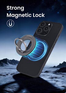 Anmiki mobilholder magnet med ring, mobilstativ