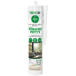 WoodCare.Guide vinduskitt linolje, beige, 300 ml