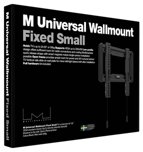 Väggfäste för tv eller skärm 24–55 tum VESA