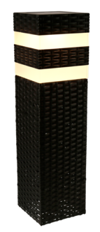 Pollare med solcellsbelysning