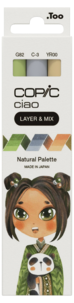 Copic Ciao Layer & Mix, Kynät Natural Palette, 3 kpl