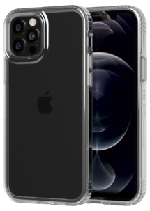 Tech21 Evo Clear mobildeksel til iPhone 12/12 Pro, støtbeskyttende