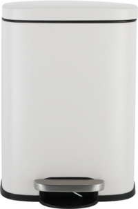 Rektangulær pedalbøtte, 5 liter