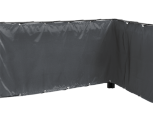 Balkongskjerm stoff, vindskjerm balkong, 240 x 80 cm