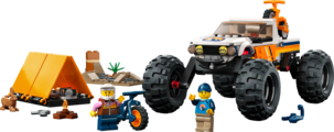 LEGO City Seikkailuja nelivetomaasturilla 60387, yli 6-vuotiaille