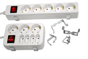 Väggfäste för grenuttag