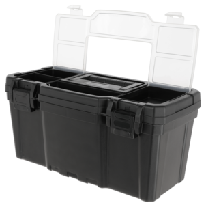 Verktygslåda med verktyg