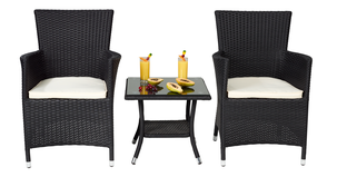 Cafésett av plastrotting