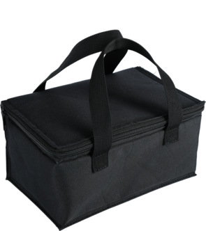 Pieni kylmälaukku 4 litraa kahvalla musta