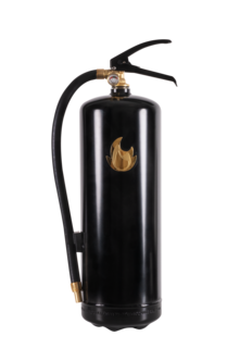 Housegard Design pulversläckare 55A, svart/guld, 6 kg