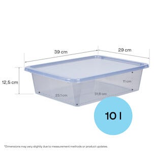 Förvaringslåda Modul, rökfärgad