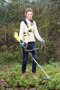 Ryobi OBC1820B grästrimmer med tråd och klinga One+ 18 V