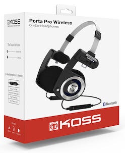 Trådlösa hörlurar, Koss Porta Pro Wireless