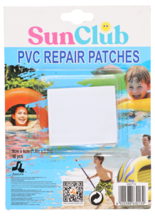 Korjauspaikka puhallettaviin uimaleluihin, 10 kpl