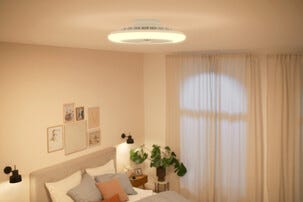 Philips Amigo takvifte med LED-belysning, hvit, dimbar