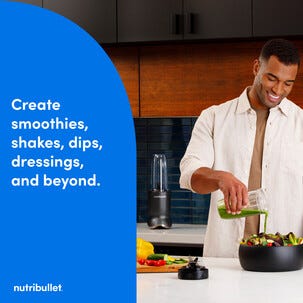 NutriBullet Ultra 1200 blender svart, NB1206DGCC