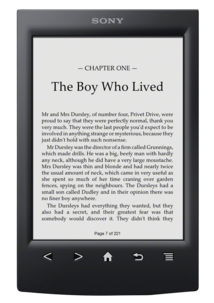 E-kirjanlukija Sony PRS-T2