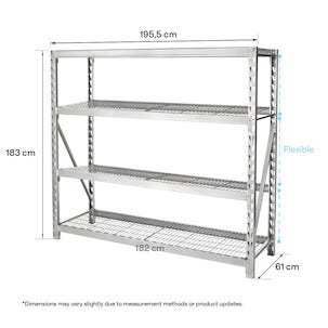 Lagerhylla 195,5  x 61 x 183 cm