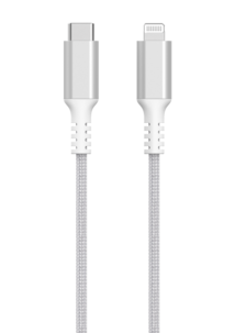 Tygklädd USB-C till Lightning laddkabel för iPhone 1,5m Clas Ohlson