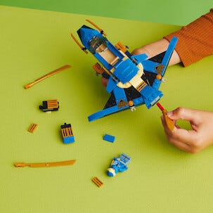 LEGO Ninjago Jays EVO lynjet 71784, fra 6 år