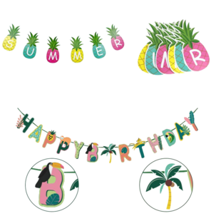 Festdekorasjoner med sommertema