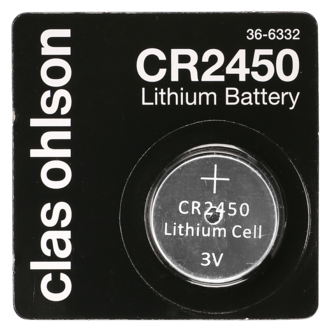 CR2450 knappcellsbatteri litium 3V