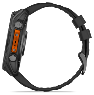 Garmin Fenix 8 träningsklocka med GPS grå-svart