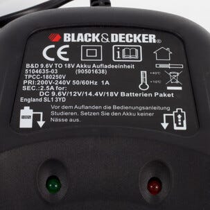 Black&Decker lader 9,6-18V 