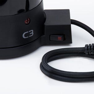 C3 Design perkolator 4-10 koppar, rostfritt stål, svart