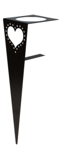 Hautakynttilän pidike, sydän