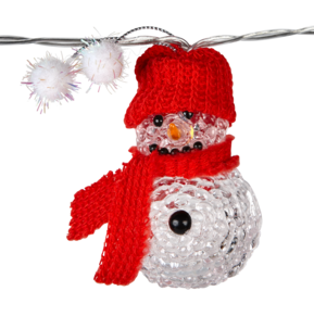 Innendørs lysslynge, snømenn, 1,4 meter