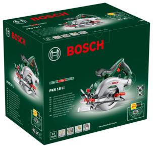 Bosch PKS 18 LI Pyörösaha ja sahanterä, 150 x 16 mm