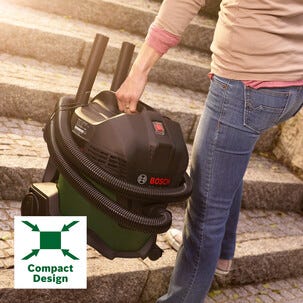 Bosch UniversalVac 15 grovdammsugare med tillbehör