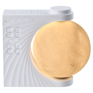 Väckarklocka Moon digital med Wake-up Light