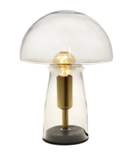 Northlight Iris bordslampa i glas, 23 cm