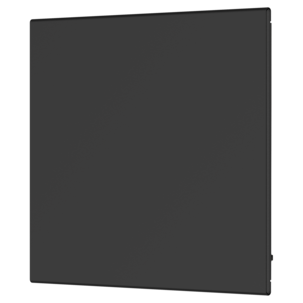 Vägghängt element med termostat 230 V, svart, 400 W