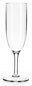 Champagneglas 17 cl, Nordiska plast