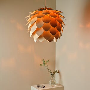 Northlight Alve taklampa trä, 55 cm