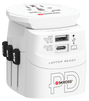 Skross Pro Light USB World universal reseadapter