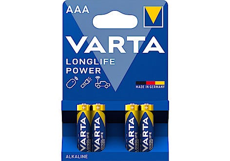 VARTA Longlife Power alkaliskt batteri, AAA/LR03