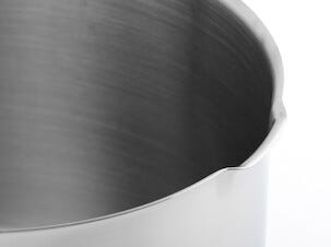 Kastrullset induktion rostfritt stål, 6 delar