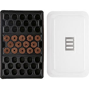 Minipluggbrett med lokk til minibriketter