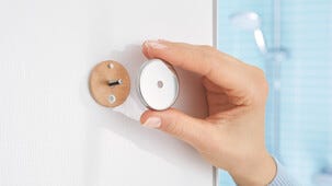 Tesa Aluxx bred duschhylla självhäftande, krom