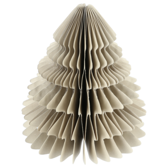 Juletre i papir, brettet med magnet, 15 cm