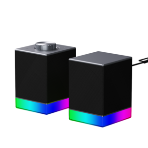 Exibel gaminghögtalare RGB Bluetooth, 2×5 W