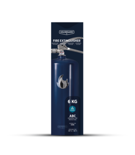 Housegard Design pulversläckare 55A, blå/silver, 6 kg