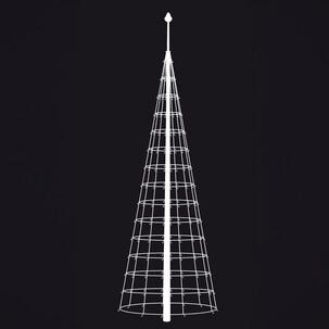 Northlight LED-flaggstanglys, nett, 8 meter